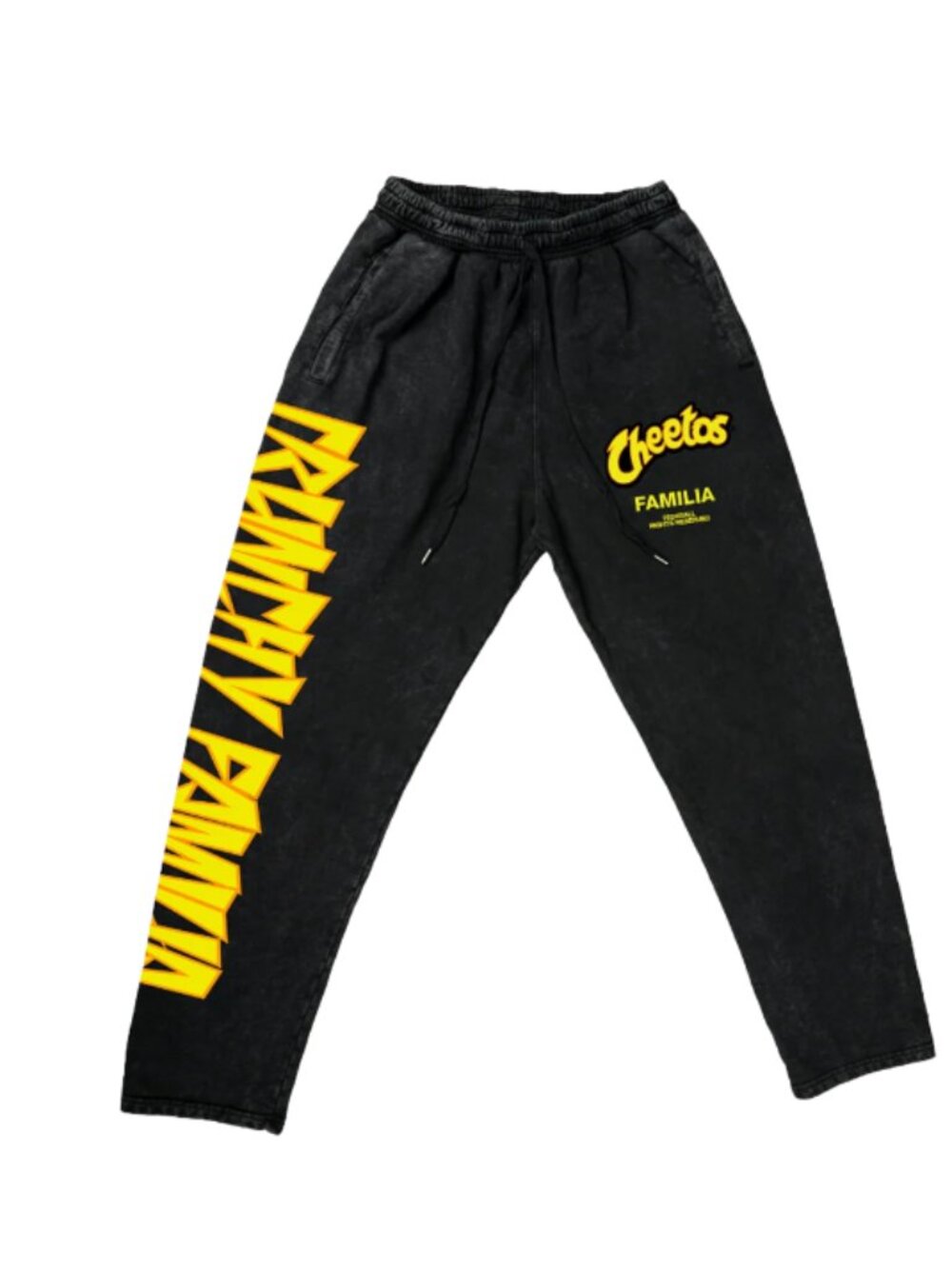 J Balvin X Cheetos LA Familia Sweatpants- BLACK-Medium